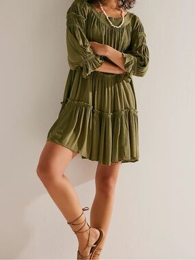 Free People See Ya There Mini Dress XS